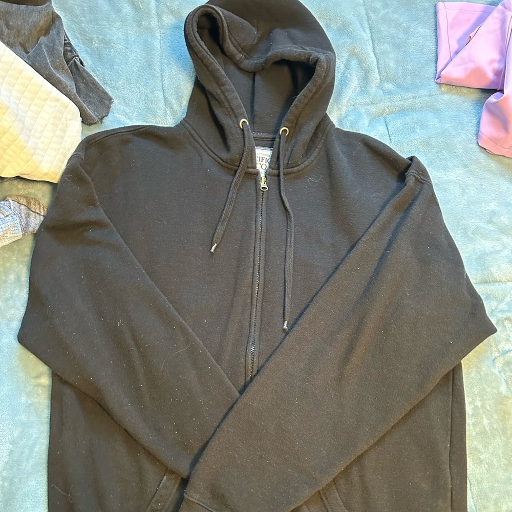 Black zip up